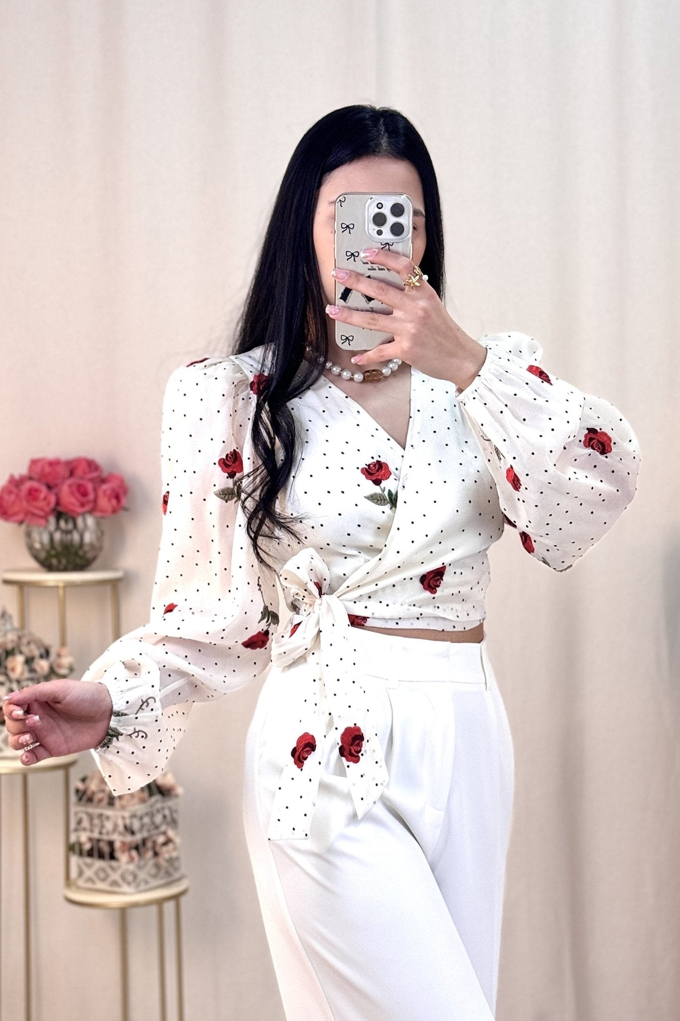 Blusa rosa ELLI WHITE - lavishiochicBlusaELLI WHITE