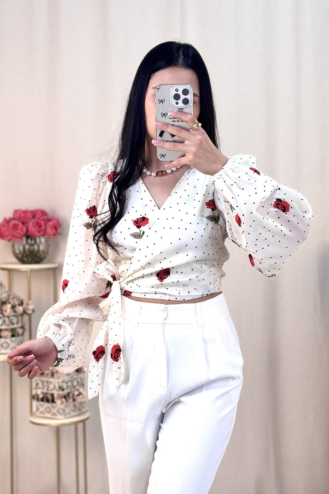 Blusa rosa ELLI WHITE - lavishiochicBlusaELLI WHITE
