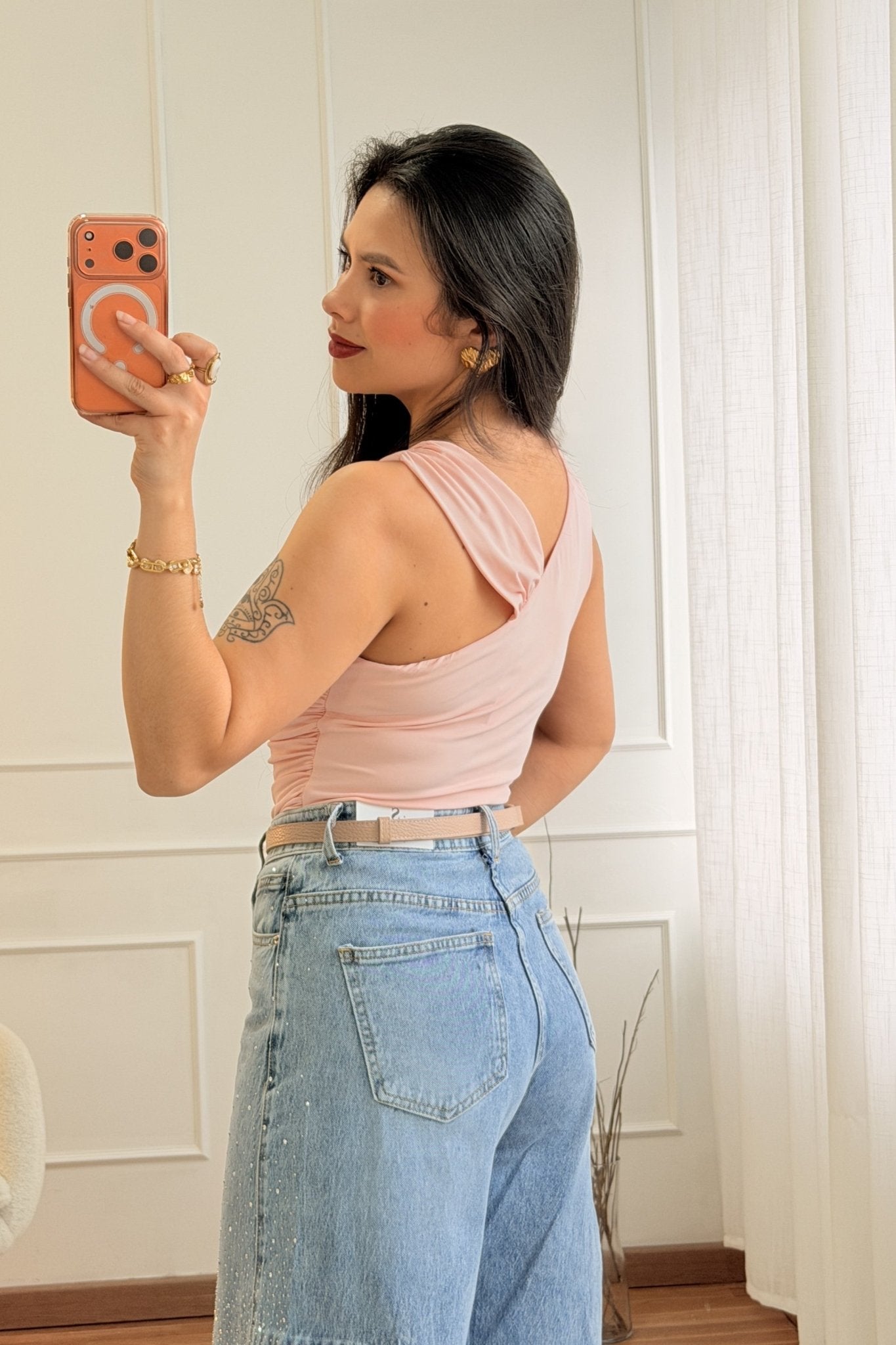Body com detalhe metálico - lavishiochicbodylavishiochic