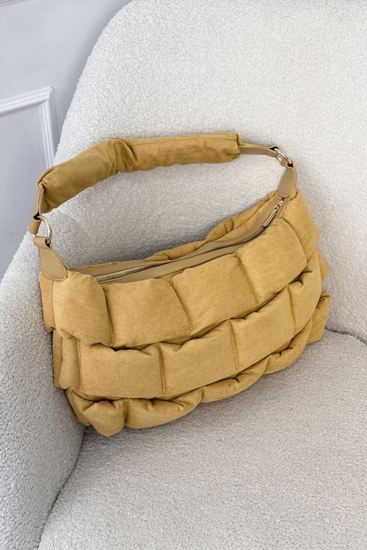 Bolsa de axilo tecida acolchoada - lavishiochicMalalavishiochic