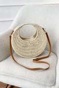 Bolsa redonda em palha - lavishiochicMalalavishiochic
