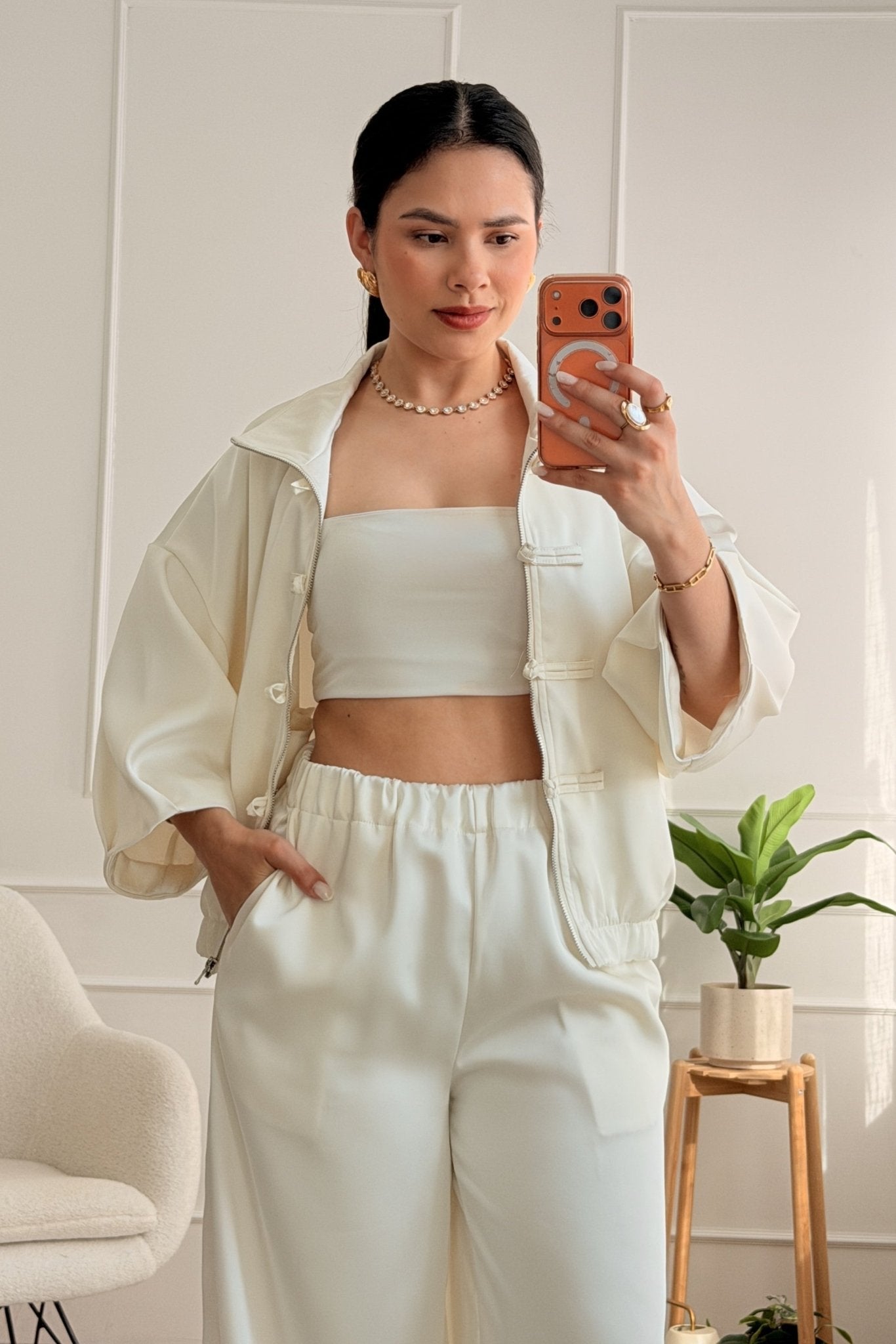 Bomber fecho chinês LUMINA - lavishiochiccasacolumina
