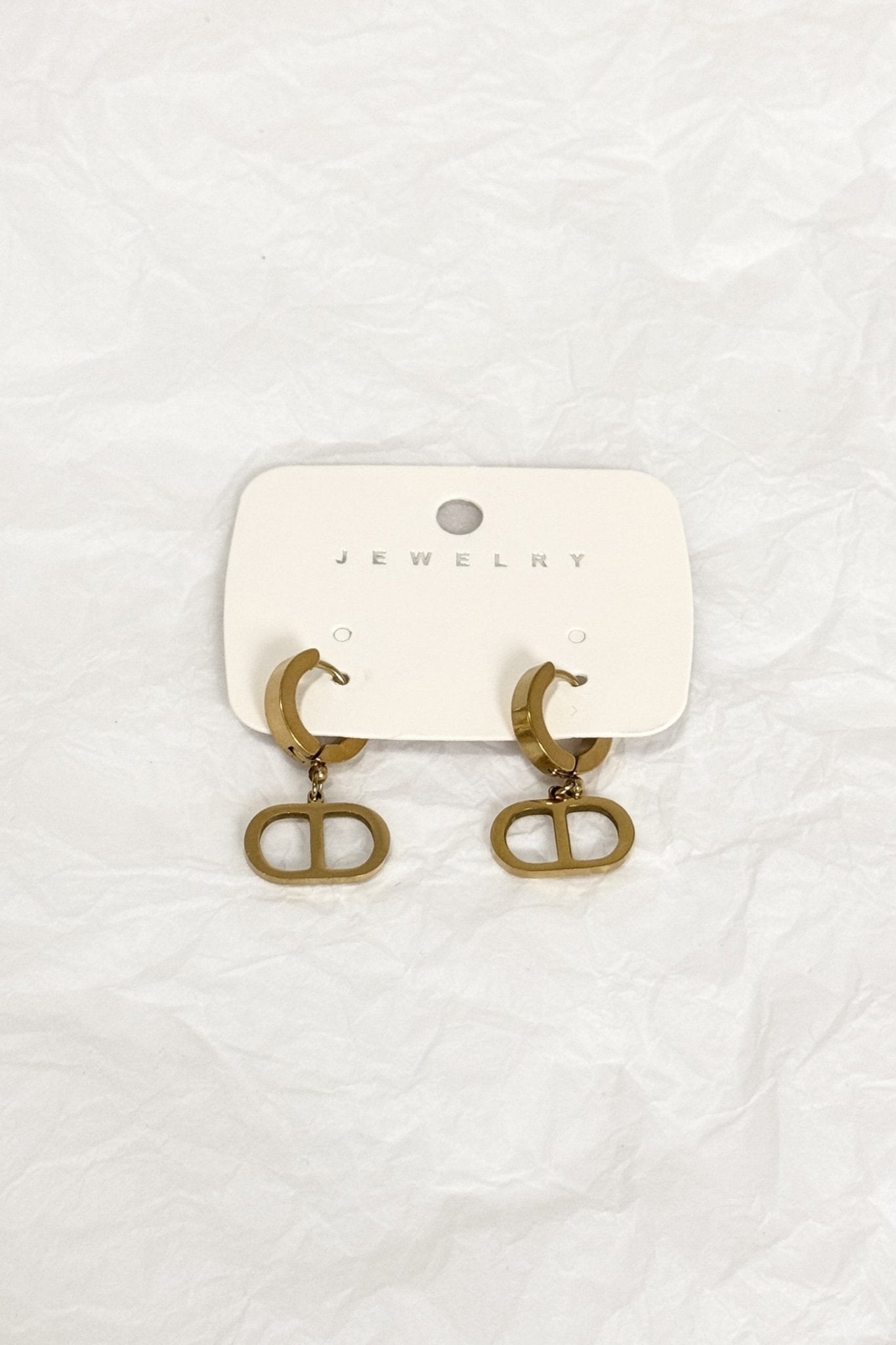 Brincos DD Aço Inoxidável - lavishiochicBrincoslavishiochic