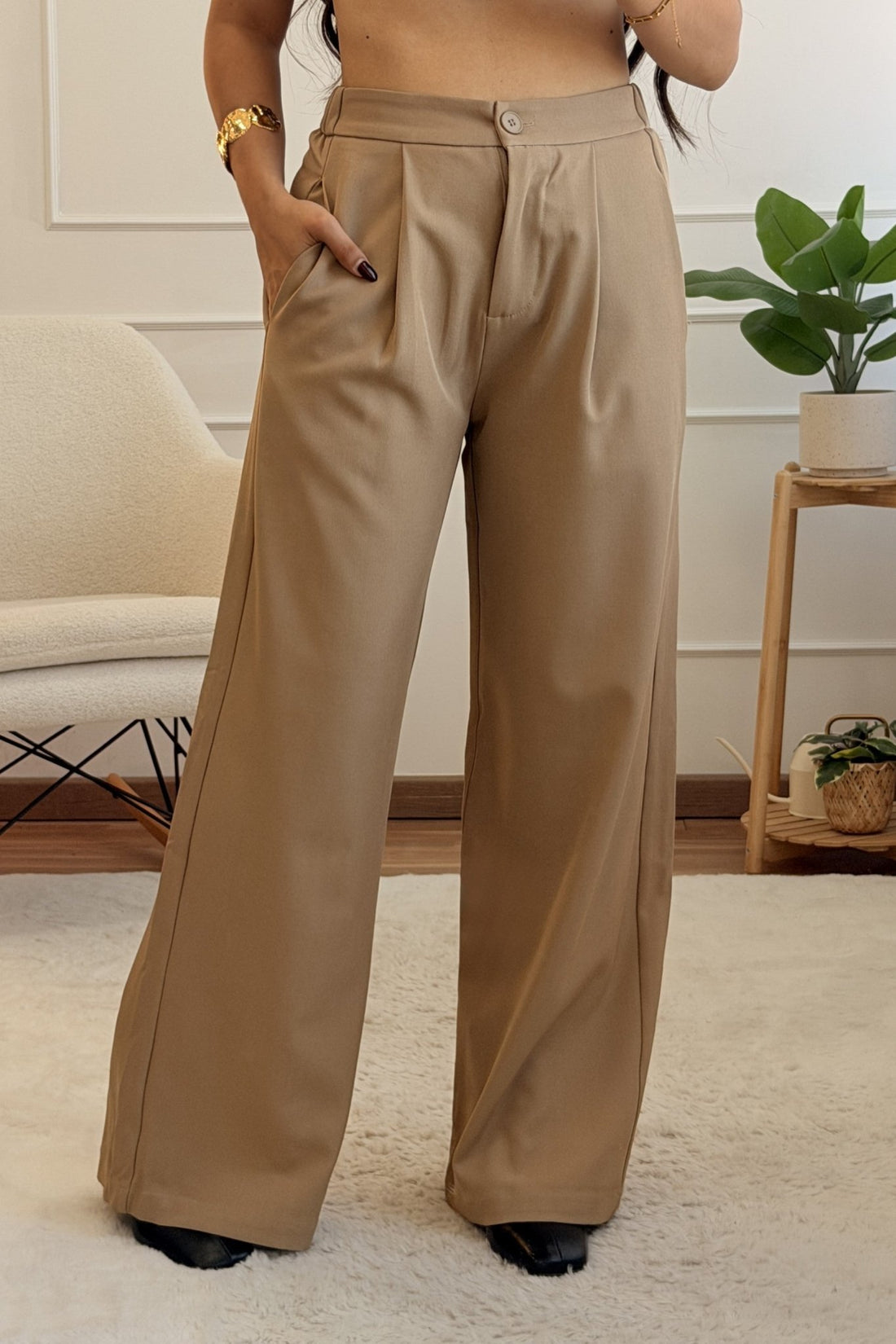 Calça clássica com pregas - lavishiochicCalçaslavishiochic