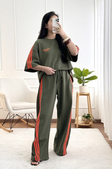 Calça com bandas laterais LUMINA - lavishiochicCalçalumina