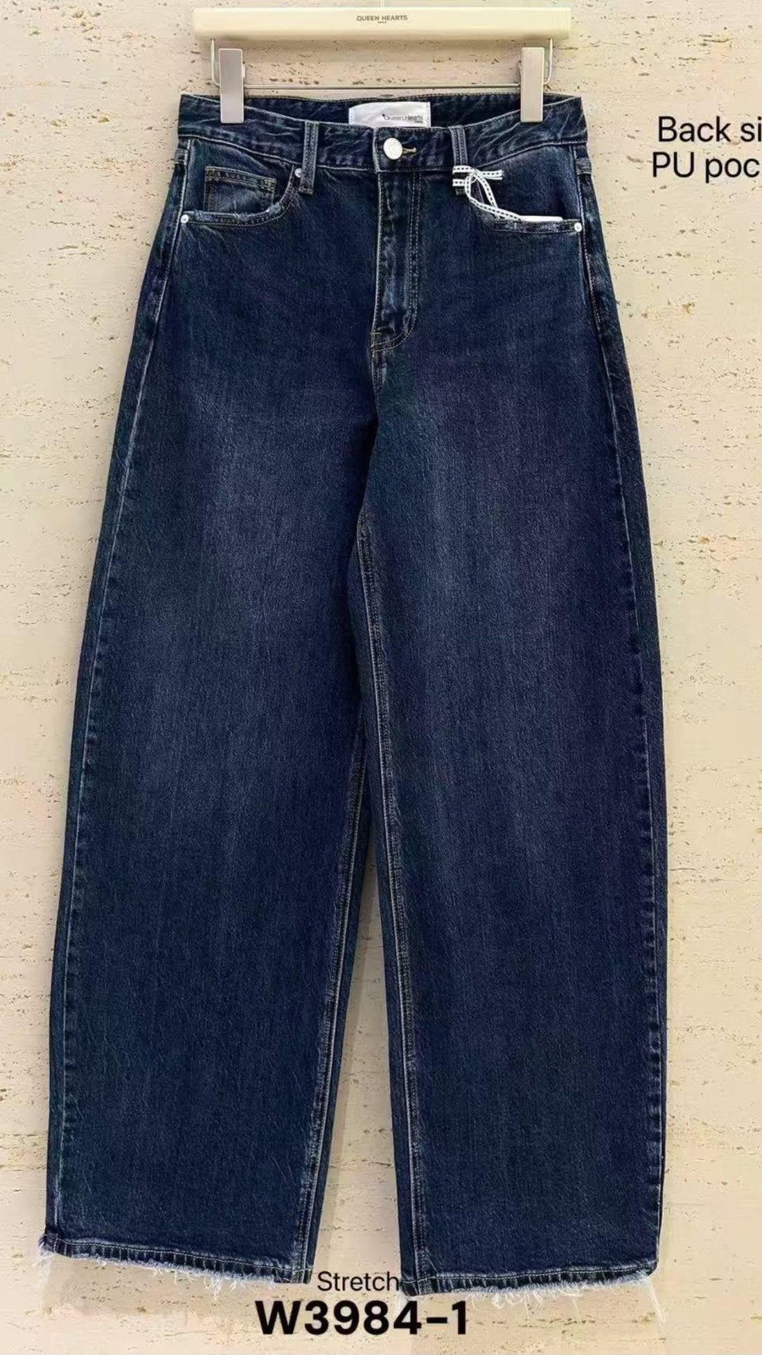 Calça com bolsos traseiros em PU QUEEN HEARTS - lavishiochicCalçasQueen Hearts