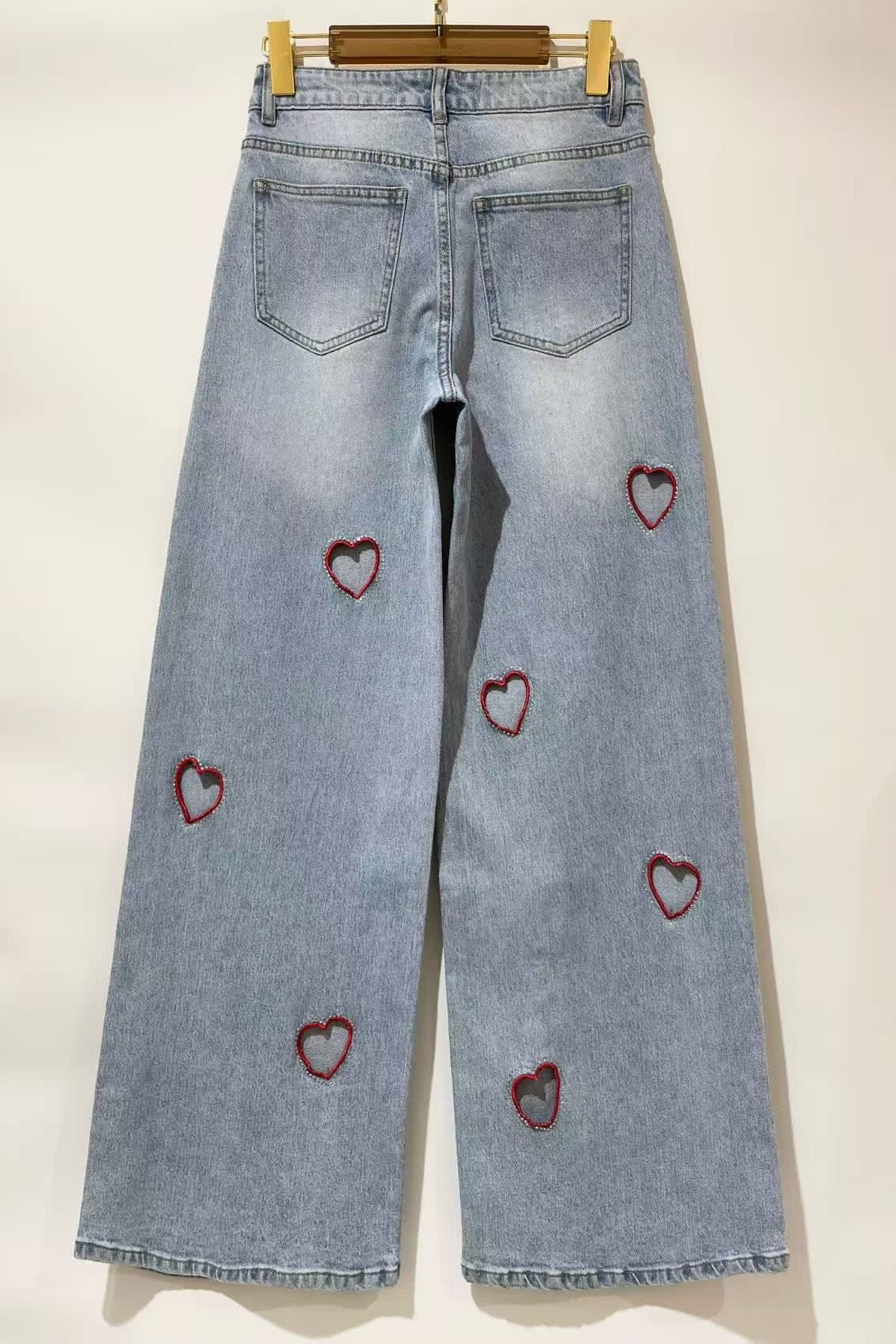 Calça com Corações Vazados QUEEN HEARTS - lavishiochicCalçaQueen Hearts