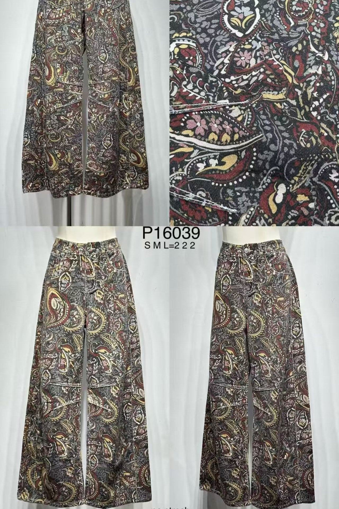 Calça com estampa paisley vintage - lavishiochicCalçaslavishiochic