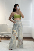 Calça com estampas de ursos AZAKA - lavishiochicCalçaAZAKA