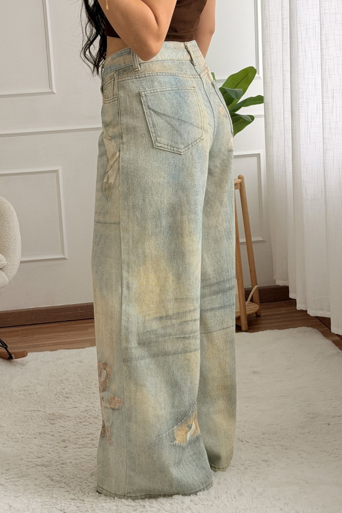 Calça com estampas de ursos AZAKA - lavishiochicCalçaAZAKA