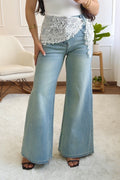 Calça com lenço de renda AZAKA - lavishiochicCalçaAZAKA