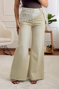 Calça com lenço de renda AZAKA - lavishiochicCalçaAZAKA