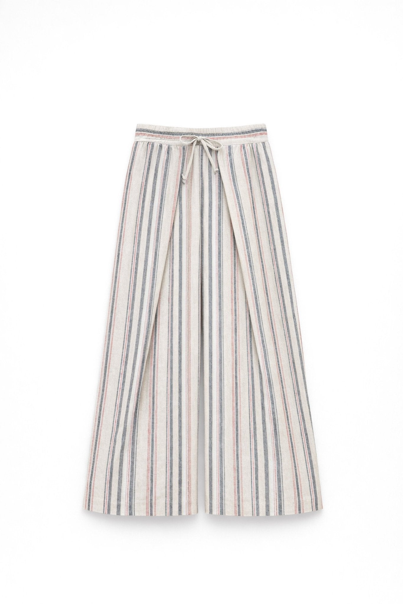 Calça com padrão às riscas LUMINA - lavishiochicCalçalumina