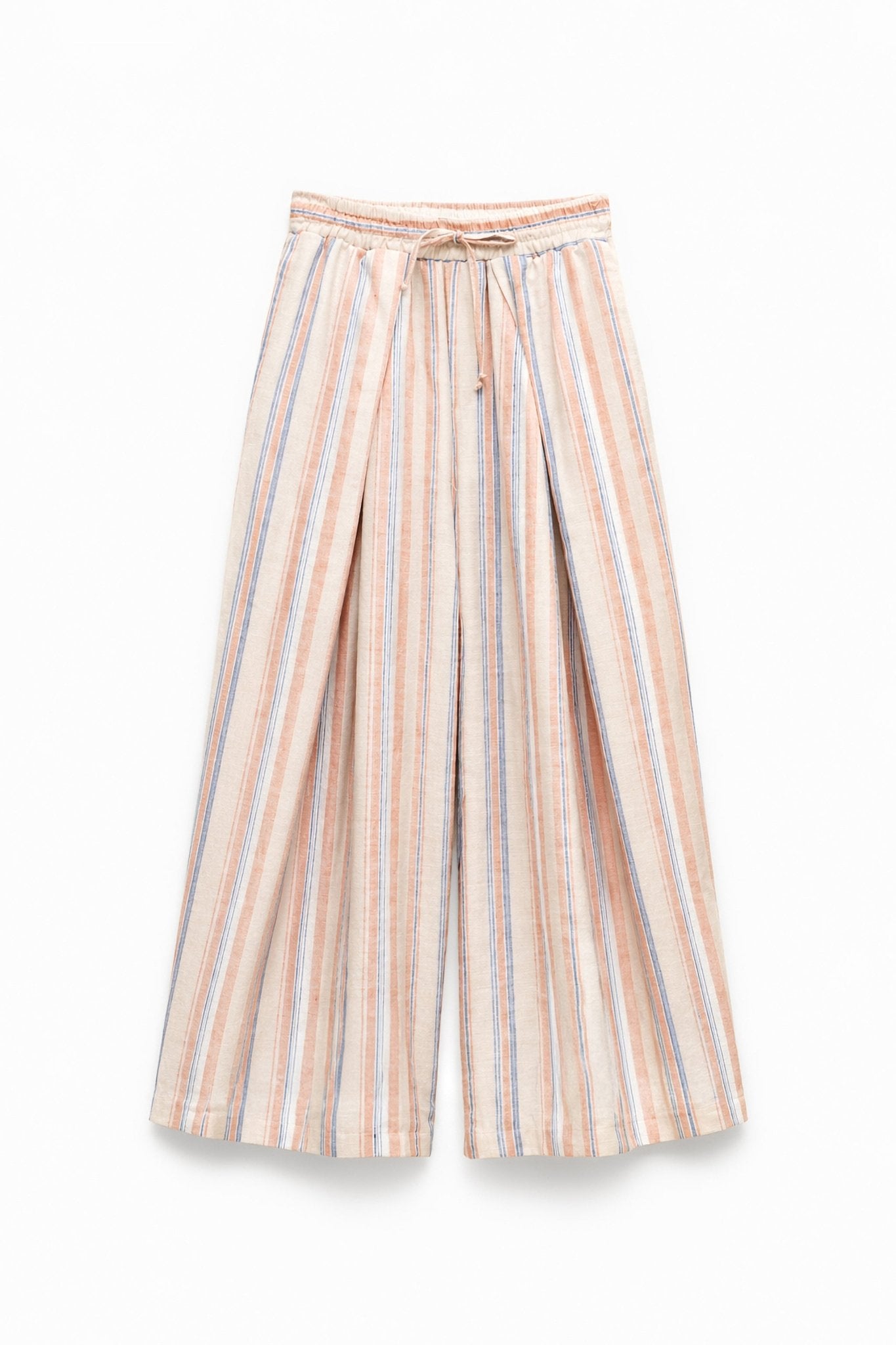 Calça com padrão às riscas LUMINA - lavishiochicCalçalumina