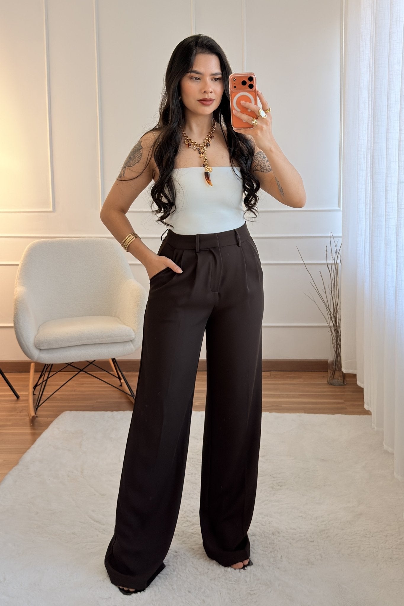 Calça de alfaiataria Drole de copine 23717 - lavishiochicCalçaDrole de copine Paris