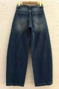 Calça de ganga balloon com cintura ajustável QUEEN HEARTS - lavishiochicCalçaslavishiochic