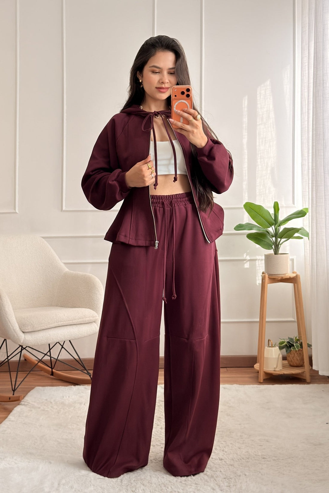 Calça efeito balão com recortes e pinças LUMINA - lavishiochicCalçaslumina