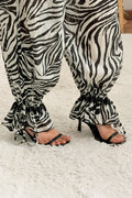 Calça estampa zebra e barra ajustável LUMINA - lavishiochicCalçalumina