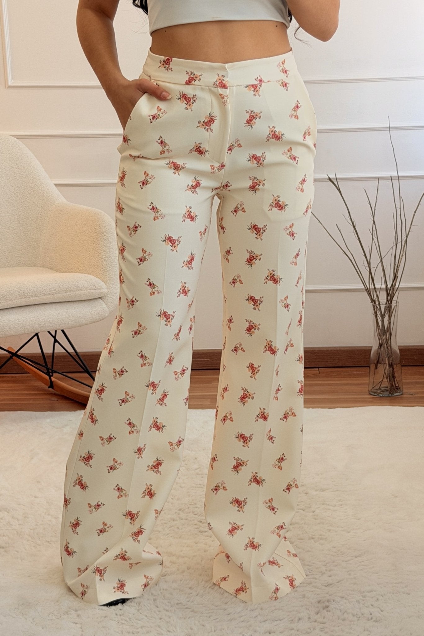 Calça estampado floral LUMINA - lavishiochicCalçalumina