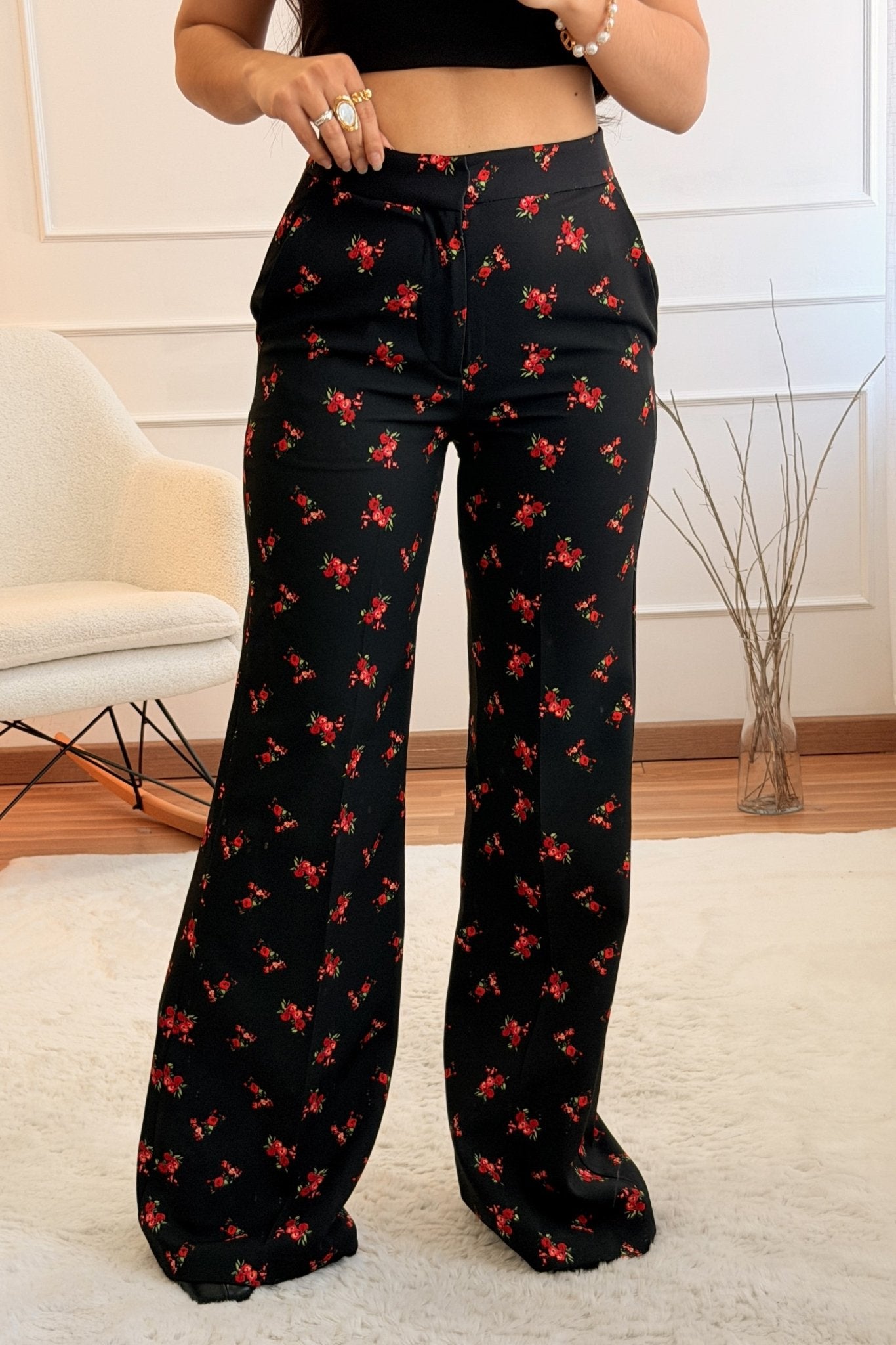 Calça estampado floral LUMINA - lavishiochicCalçalumina