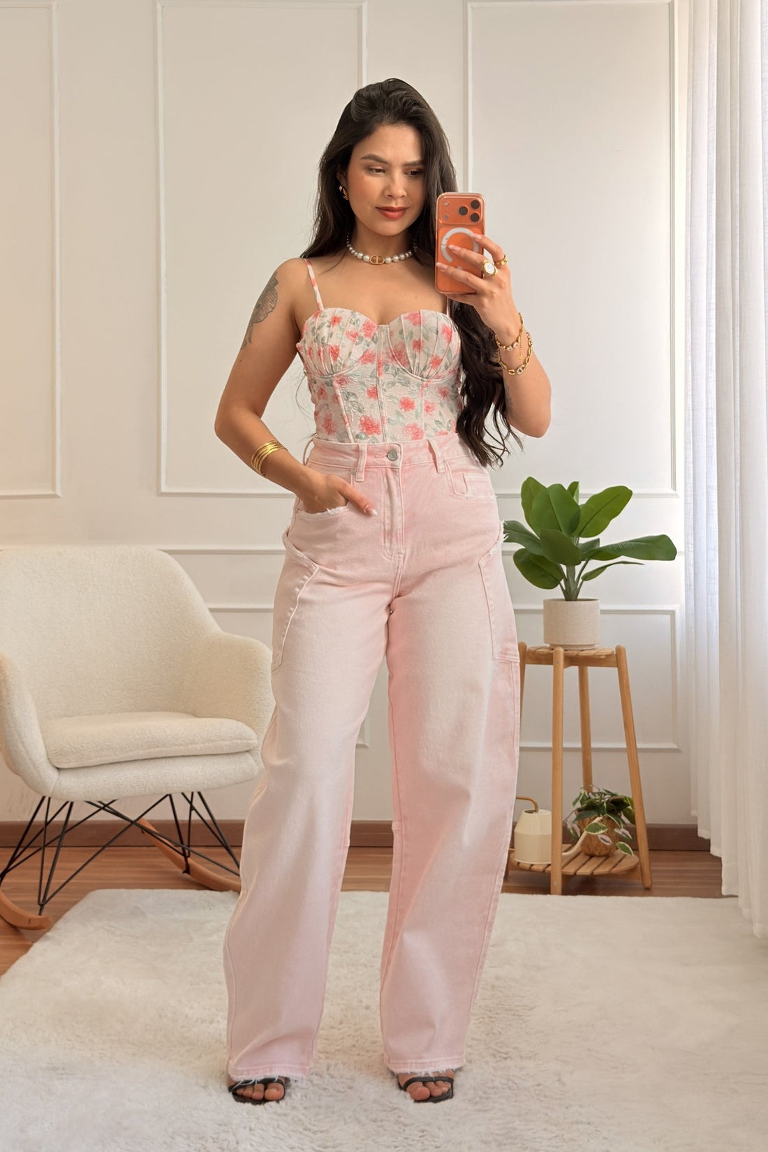 Calça ganga balloon fit QUEEN HEARTS - lavishiochicCalçaQueen Hearts