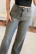 Calça ganga com brilhos QUEEN HEARTS - lavishiochicCalçaQueen Hearts