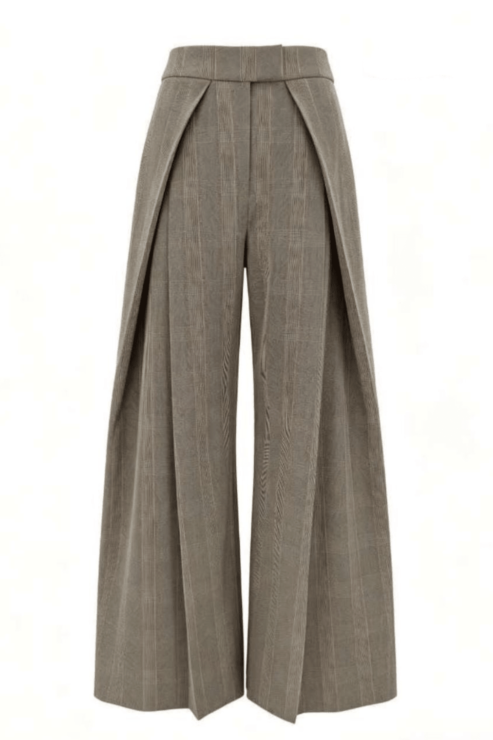 Calça larga xadrez com pregas DROLE DE COPINE - lavishiochicCalçasDrole de copine Paris