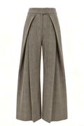 Calça larga xadrez com pregas DROLE DE COPINE - lavishiochicCalçasDrole de copine Paris