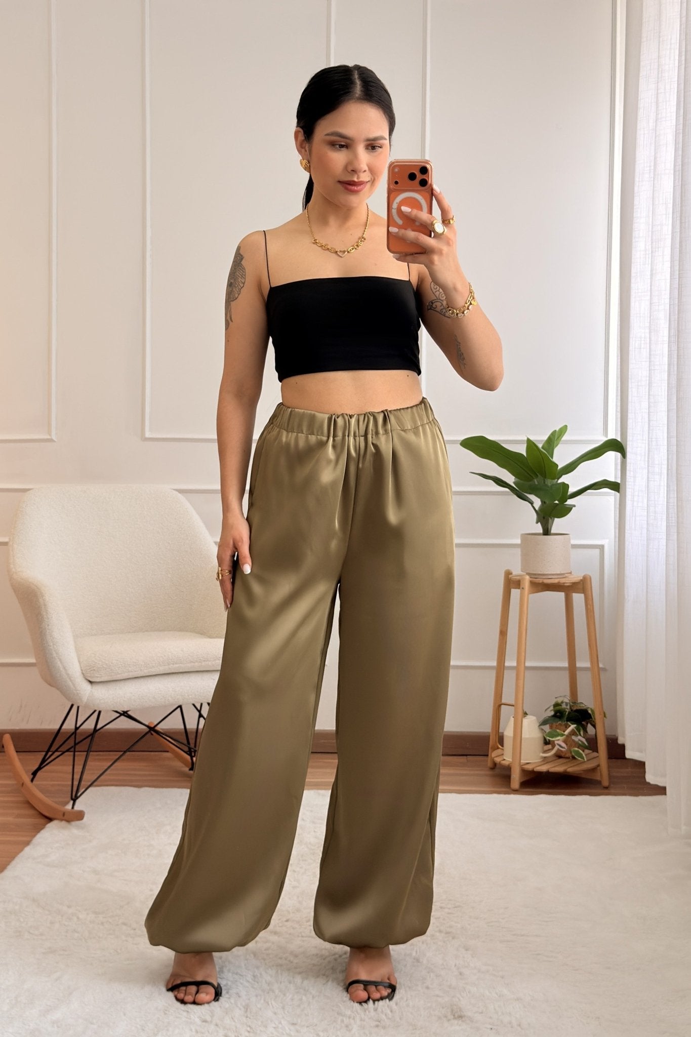 Calça liso e brilhante LUMINA - lavishiochicCalçalumina