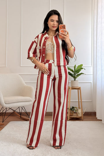 Calça listrada DROLE DE COPINE - lavishiochicCalçaDrole de copine Paris