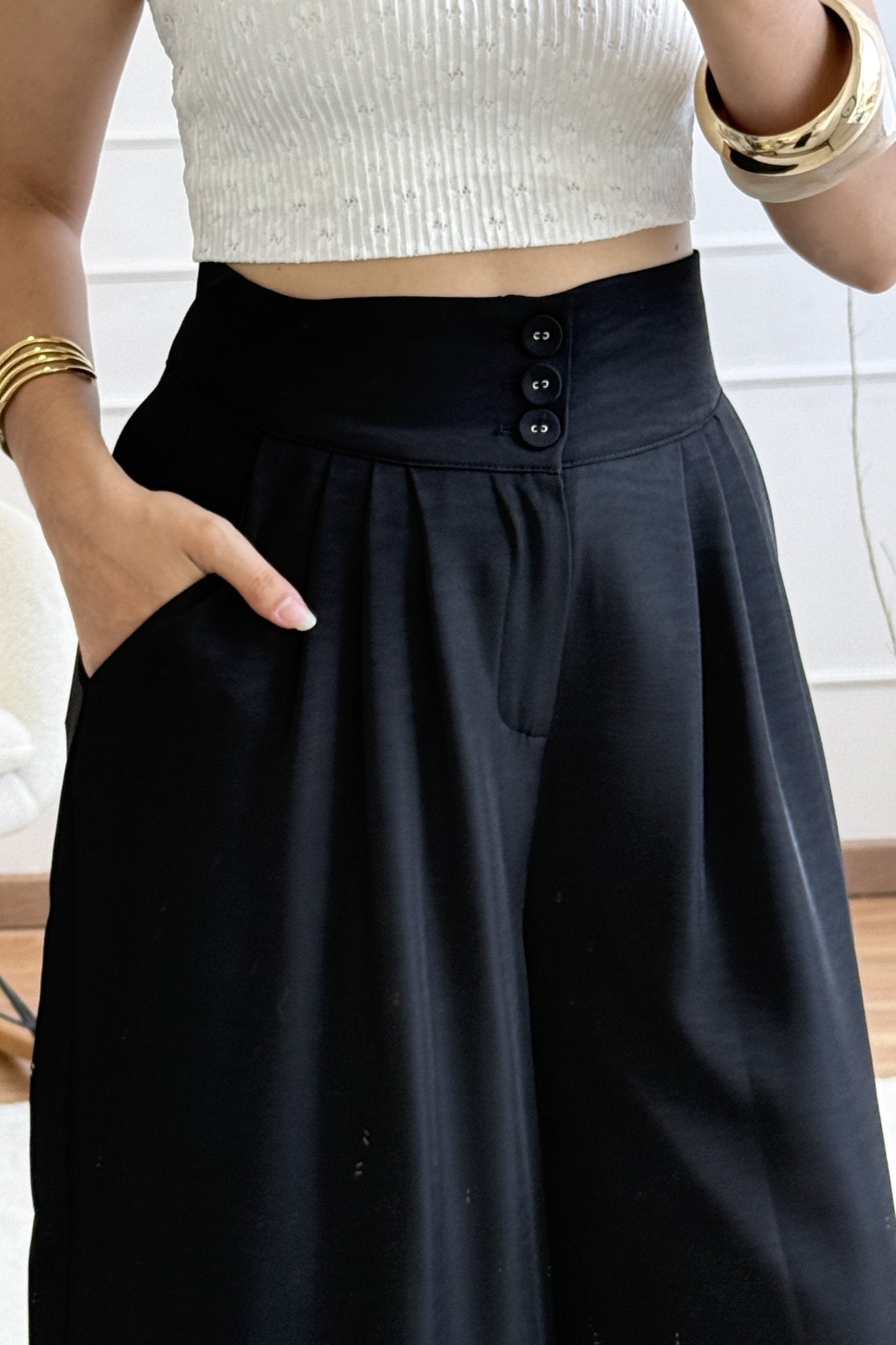 Calça palazzo ELLI WHITE - lavishiochicCalçaELLI WHITE