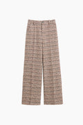 Calça wide leg em tweed multicolorido LUMINA - lavishiochicCalçaslumina