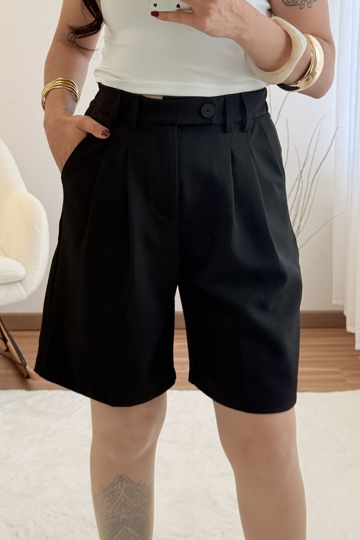 Calção alfaiataria MOCHY - lavishiochiccalçõesMochy