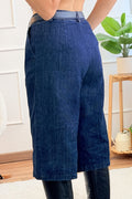 Calção jeans culotte com cinto ELLI WHITE - lavishiochiccalçõesELLI WHITE