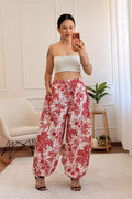 Calças com estampado floral botânico LUMINA - lavishiochicCalçalumina