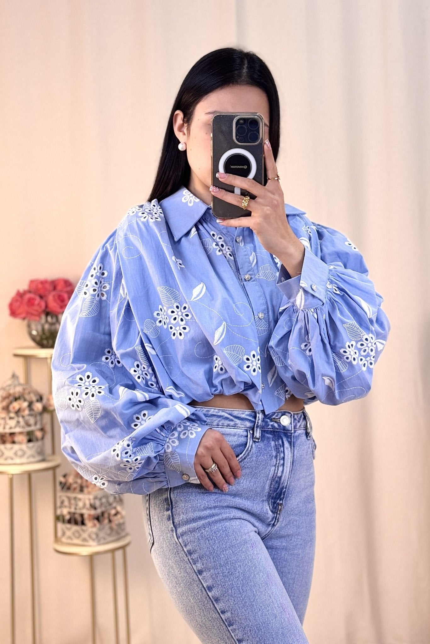 Camisa Azaka - lavishiochiccamisaAZAKA