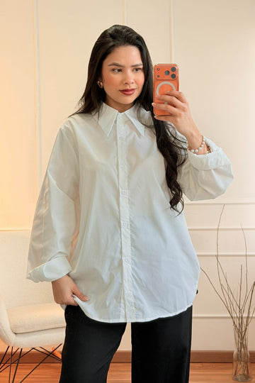 Camisa básica branca - lavishiochiccamisalavishiochic