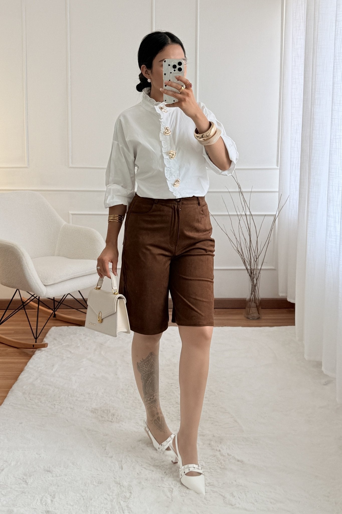 Camisa botões coração MOCHY - lavishiochicBlusaMochy
