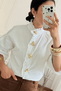 Camisa botões coração MOCHY - lavishiochicBlusaMochy