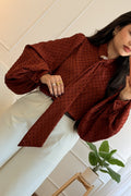 Camisa com detalhe no pescoço – ELLI WHITE - lavishiochiccamisaELLI WHITE