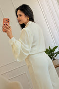 Camisa com detalhe no pescoço – ELLI WHITE - lavishiochiccamisaELLI WHITE