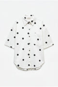Camisa de ganga com bolinhas LUMINA - lavishiochiccamisalumina