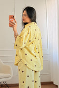Camisa de ganga com bolinhas LUMINA - lavishiochiccamisalumina