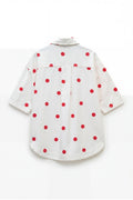 Camisa de ganga com bolinhas LUMINA - lavishiochiccamisalumina