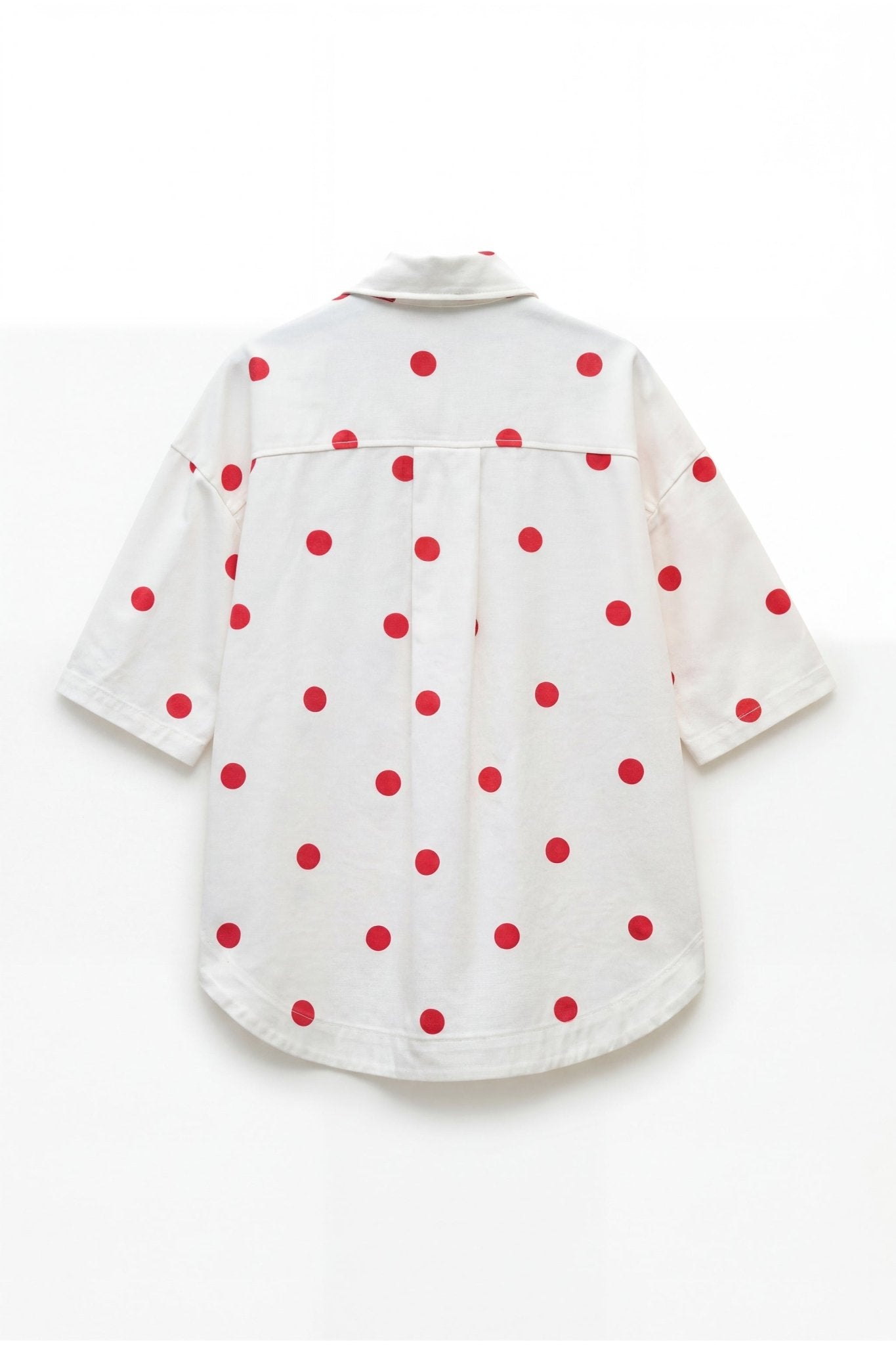 Camisa de ganga com bolinhas LUMINA - lavishiochiccamisalumina