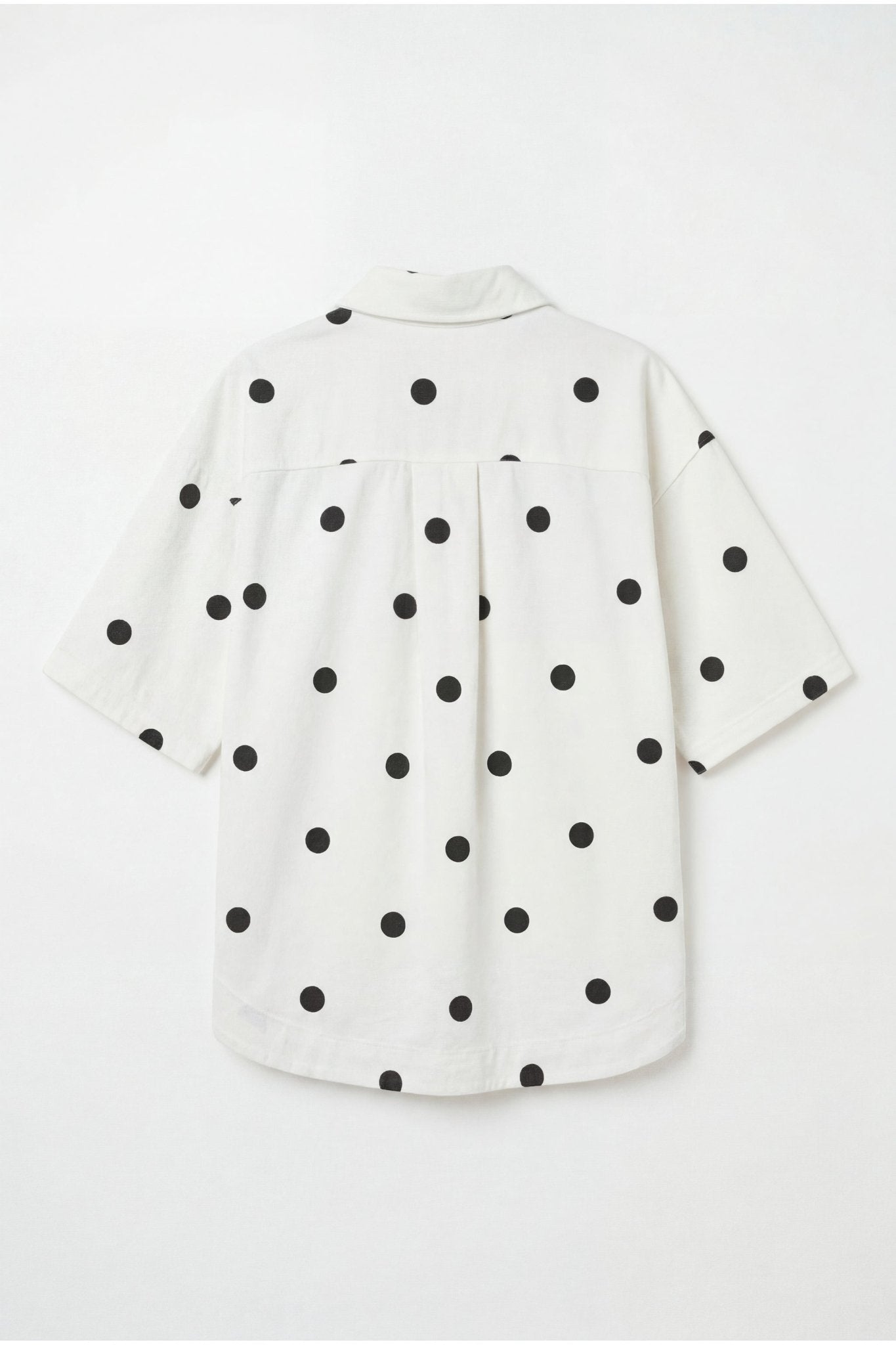 Camisa de ganga com bolinhas LUMINA - lavishiochiccamisalumina