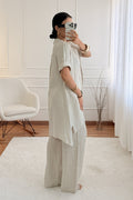 Camisa em 100% linho natural - lavishiochiccamisalavishiochic