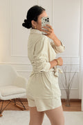 Camisa em camurça ELLI WHITE - lavishiochiccamisaELLI WHITE