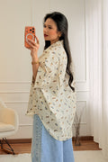 Camisa estampado de cães - lavishiochiccamisalavishiochic