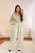Camisa Fluida com Flores 3D ELLI WHITE - lavishiochiccamisaELLI WHITE